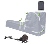 Copertura per Vogatore da Esterno,Coperture Protettiva Vogatore per Casa Impermeabile, Antipolvere 210D Oxford Telo di Copertura per Attrezzature da Palestra Interno (Size:95*24*40in,Color:Grey)