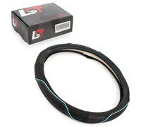 Copertura Per Volante Ø 38x9 Cm 15x3,5 Pollici Nero Blu PER SAAB