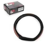Copertura Per Volante Ø 38x9cm 15x3,5 Pollici Nero Marrone PER HYUNDAI