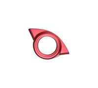Copertura per volante auto con pulsante Start-Stop Adatta per Alfa Romeo Giulia 2017 2018 2019, cornice decorativa One Click Start per accessori Alfa Romeo Giulia, decorazione per volante (Rosso)