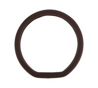 Copertura per volante PU protettiva auto marrone scuro 14,96" 1 pz