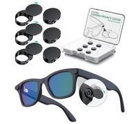 Copertura per webcam girevole a 180° per Ray-Ban Meta Gen 2 [confezione da 6], copertura leggera in plastica per Wayfarer/Skyler/Headliner e Oakley Meta HSTN, accessori riutilizzabili per occhiali