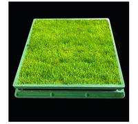 Copertura personalizzabile in plastica per boccaporto di accesso, design invisibile per soluzioni di drenaggio, uso esterno durevole per fosse settiche e punti di accesso