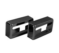 Copertura Pickup a Doppia Bobina, Copertura Pickup per Chitarra 2 Pezzi Installazione Semplice Elevata Durezza per la Sostituzione (BLACK)