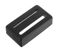 Copertura Pickup Humbucker a Due Slot in Ottone Nero per Chitarra Elettrica | Stile Classico M00803, Finitura Nera, Accessorio Strumentale per Sostituzione