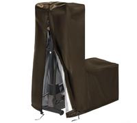 Copertura pieghevole antipolvere e impermeabile per ellittiche, realizzata con tessuto Oxford 420D per un uso a lungo termine (87 x 51 x 153 cm, marrone)