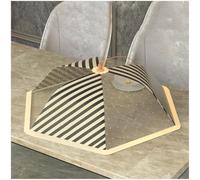 Copertura Pieghevole per avanzi di Cibo, Copertura per Alimenti dal Design Elegante, Ombrello per Alimenti a Prova di Mosca, Adatto per Feste e casa,Round (a),70cm