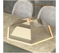Copertura Pieghevole per avanzi di Cibo, Copertura per Alimenti dal Design Elegante, Ombrello per Alimenti a Prova di Mosca, Adatto per Feste e casa,Round (b),70cm