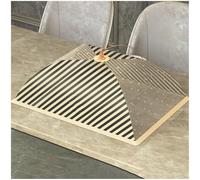 Copertura Pieghevole per avanzi di Cibo, Copertura per Alimenti dal Design Elegante, Ombrello per Alimenti a Prova di Mosca, Adatto per Feste e casa,Rectangle (a),50 * 70cm
