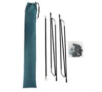 Copertura pieghevole per carretto da esterni, portatile, parasole, copertura per tettuccio in tessuto Oxford, telaio in alluminio, con borsa portaoggetti, per giardino, spiaggia, campeggio, 85,5 x 55