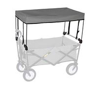 Copertura pieghevole per carro - Accessori per carrello portatile con spinta manuale pieghevole per uso esterno in giardino, tenda da sole inclusa