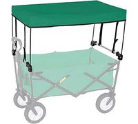 Copertura pieghevole per carro - Accessorio portatile per carrello con spinta pieghevole a mano per uso esterno in giardino, tenda da sole inclusa