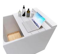 Copertura pieghevole per vasca da bagno con supporto, Ilat Board, mantiene l'acqua calda, perfetta per la casa e il bagno spa - Dimensioni: 800 x 620 x 7 mm