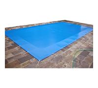 Copertura Piscina Invernale in Polietilene 210 g/m² con Occhielli Ogni 50cm - Su Misura