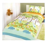 Copertura Piumone Jungle Boogie Nuova Animale Leone Elefante Ippopotamo Etc