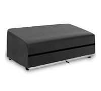 Copertura Plancha Impermeabile,Coperture Plancha Antivento,Telo Copri Plancha con Fune e Cinghia di fissaggio, 600D Oxford Protezione UV e Antipolvere (82*60*25cm,Nero)