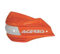 Ricambio coppia plastiche per paramani Acerbis X-Factor arancio bianco