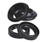 Copertura polvere di polvere di guarnizione olio di forcella motociclistica compatibile con tubi forcella da 33 mm Showa First Filippine China Milan SG 125 SG125T-9A SG125 Modelli(2xOil seal 2xcover)