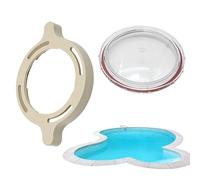 Copertura Pompa Piscina, Coperchio Cestino Piscina - Puilla Piscina Pompe Parti di Coperchio,Sostituzione Anello di Blocco, Kit di Fabbricazione, Riparazione