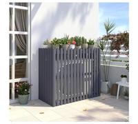 Copertura portatile per condizionatore d'aria, resistente alle intemperie, in legno massello, protezione per ambienti esterni o unità di immondizia