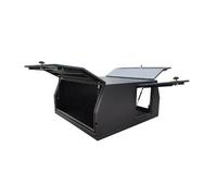 Copertura posteriore for camion personalizzata, compatibile con Ram 1500, tettuccio in alluminio nero for camion multipli con tre porte