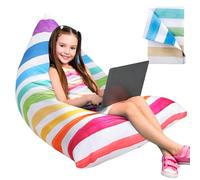 Copertura Pouf Porta Giocattoli Peluche per Bambini, Fodera Pouf per Contenere Giochi di Peluche dei Bambini, Sacchi a Pelo per Bambini, Poltrona per Bambini, Divanetto per Bambini