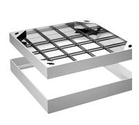 Copertura Pozzetto Coperchi/coperchi for Tombini Invisibili, Coperture for Bacini Fognari Con Base A Telaio , for Loft, Appartamenti, Giardini, Cortili(5cm,50 * 50cm/19.7 * 19.7in)