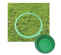 Copertura Pozzetto Coperchio e Base per Bacino Fognario Quadrato, Incassato Coprivaso per Giardino, Resina Coperchio di Ispezione per Campo di Drenaggio Serbatoio Settico(B40*40CM/15.7 * 15.7IN)