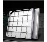 Copertura Pozzetto Coperchio Per Tombino Piazza, Coperchio Per Camera Di Ispezione In Acciaio Inox 304 Con Base, Per Fossa Settica, Giardino, Pavimentazione, Vialetto(5cm,80 * 80cm/31.5 * 31.5in)