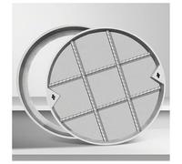 Copertura Pozzetto Moderno Chiusino E Telaio Invisibili, Coperture Di Ispezione Per Bacini Liquami Circolari Portatili Con Gancio Di Sollevamento Per Seminterrato Esterno Del(80cm/31.5in)