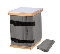 Copertura protettiva a forma di alveare con design regolabile antivento e resistente al freddo realizzato in tessuto Oxford per fornire una protezione invernale affidabile 60 x 193 cm