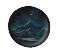 Copertura Protettiva Between The Mountains And The Stars Copri Ruota di Scorta Impermeabile Antipolvere Copriruota per SUV Campers Camion,76-79cm