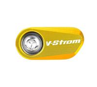 Copertura protettiva decorativa in ABS Pour Suzuki V-Strom 650 VStrom650 DL650 650/XT 1000/XT Couverture De Protection Capteur Roue Arrière Avant ABS Moto(Rear-Yellow)