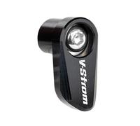 Copertura protettiva decorativa in ABS Pour Suzuki V-Strom 650 VStrom650 DL650 650/XT 1000/XT Couverture De Protection Capteur Roue Arrière Avant ABS Moto(Front-Black)