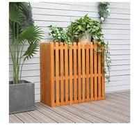 Copertura protettiva durevole per condizionatore d'aria, design resistente alle intemperie per unità esterna, migliora l'aspetto estetico come mensola per piante