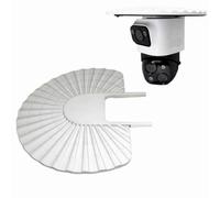 Copertura protettiva in ABS per eufy PoE Bullet-PTZ Cam S4, resistente alle intemperie, 194 × 176 × 20 mm, protezione antipioggia e protezione solare per fotocamera esterna, bianco