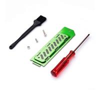Copertura protettiva in alluminio per dissipatore di calore SSD per console PS5, raffreddamento efficiente e resistenza alla polvere (verde)