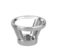 Copertura protettiva in metallo per aerografi per serie 130 131 180 impedisce l'accumulo di vernice e mantiene coerente il coperchio dell'ugello in metallo con motivo spruzzato