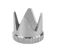 Copertura protettiva in metallo per aerografi per serie 130 131 180 impedisce l'accumulo di vernice e mantiene coerente il coperchio dell'ugello in metallo con motivo spruzzato