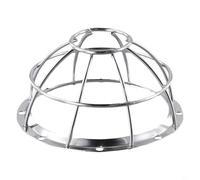 Copertura protettiva in rete metallica di ferro, 13,2 x 6,5 cm, staffa per sistemi di allarme antincendio, per guardia di sicurezza con installazione semplice, (1 pz)