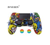 Copertura protettiva in silicone mimetico Graffiti D-19 Colors per Sony Dualshock 4 PS4 DS4 Pro Slim Controller