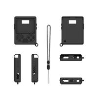 Copertura protettiva in silicone per Gkd Pixel 2 Custodia semplice a tinta unita Guscio morbido antigraffio Pelle ergonomica Antiurto Custodia protettiva a manicotto con cordino (Nero)