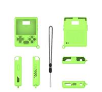 Copertura protettiva in silicone per Gkd Pixel 2 Custodia semplice a tinta unita Guscio morbido antigraffio Pelle ergonomica Antiurto Custodia protettiva a manicotto con cordino (Verde)