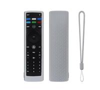 Copertura protettiva in silicone per Vizio Xrt140r/136r telecomando Resistente alla polvere e agli urti Manicotto protettivo con cordino Guscio antiscivolo Custodie per telecomandi (Bianco)