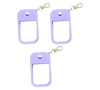 Copertura protettiva in silicone riutilizzabile per bottiglie profumate da 30 ml di sapone per le mani flessibile con protezione per il profumo Keychain Loop