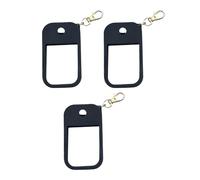 Copertura protettiva in silicone riutilizzabile per bottiglie profumate da 30 ml di sapone per le mani flessibile con protezione per il profumo Keychain Loop