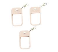 Copertura protettiva in silicone riutilizzabile per bottiglie profumate da 30 ml di sapone per le mani flessibile con protezione per il profumo Keychain Loop