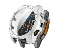 COPERTURA PROTETTIVA INF Custodia per Garmin Tactix 8 Solar Edition 51mm Argento, PC + vetro temperato