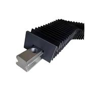 Copertura Protettiva Macchina Utensile, Guida Singola Resistente Olio | Struttura a fisarmonica; protegge da polvere e liquidi; adatto per macchine CNC e robot(Type 40,L-100 cm)