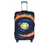 Copertura protettiva per bagagli, alla moda, con stampa di energia cosmica, accessori da viaggio, cerniera invisibile, bianco, L